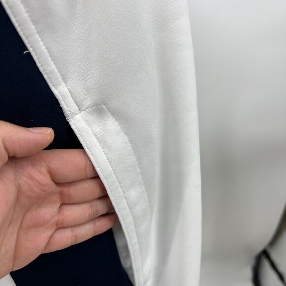 Adidas Clima365 Track Jacket Womens XL White Full Zip Stand Collar Raglan Sleeve - Picture 6 of 16